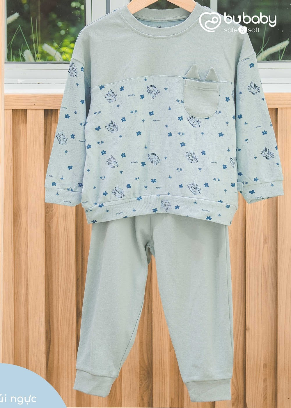 Long Sleeve PJ Set (Round neck)