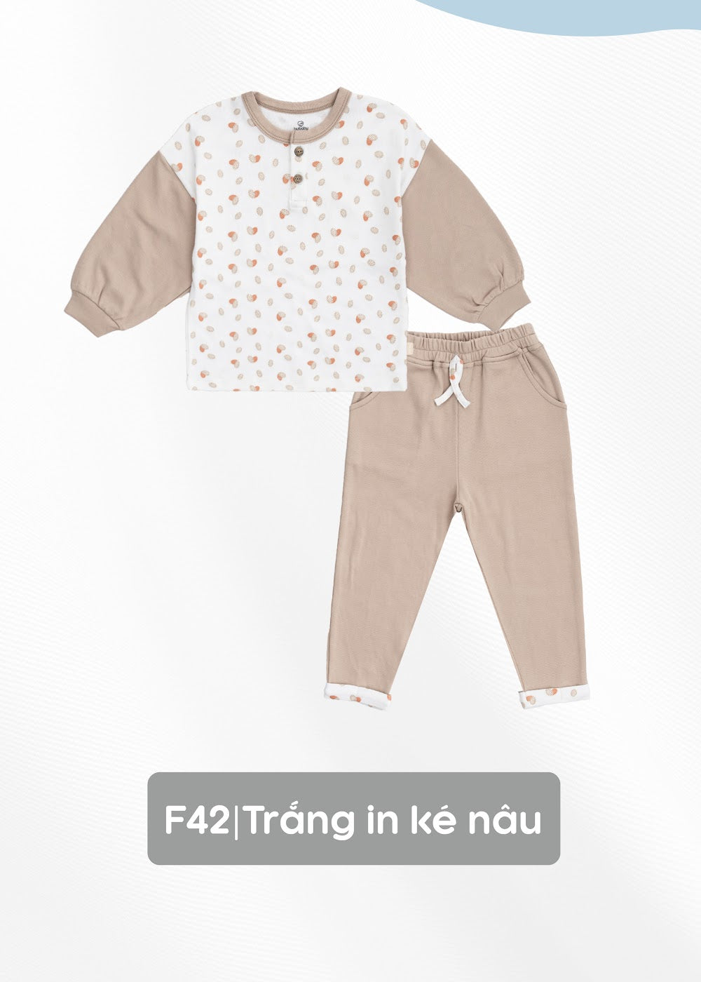 Mimo Long Sleeve PJ Set (Straight snap)